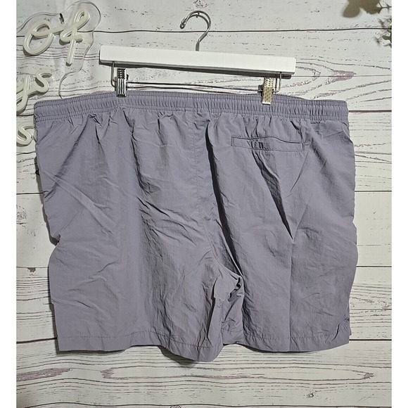 No Boundaries Purple Bermuda Drawstring Relaxed Windbreaker Shorts Mens Size 3XL - Picture 2 of 5